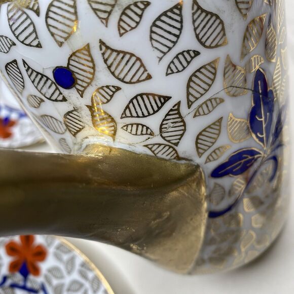 G&H Czechoslovakia Vienna Style Porcelain Demitasse Dinner Coffee Tea Set - Picture 8 of 12